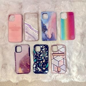 lot of seven iphone  11 pro cases!